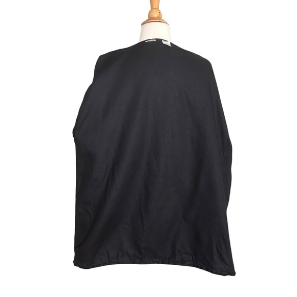 Vintage Latin American Embroidered Huipil Jacket - Folk Art Open Front Global L - Picture 9 of 14